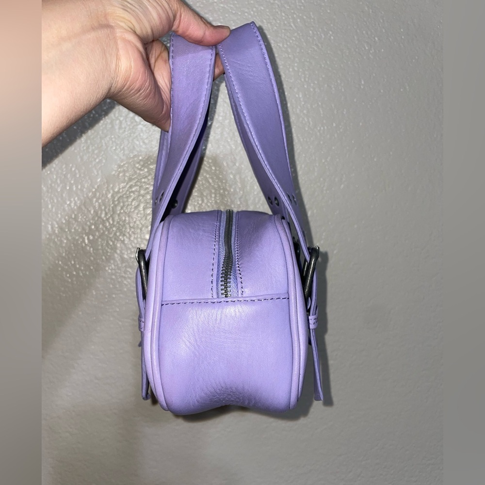 Free People Purple Buckle Strap Bag - Picture 3 of 6